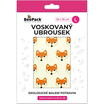 Termobox BEEPACK Voskovaný ubrousek Lišky, L