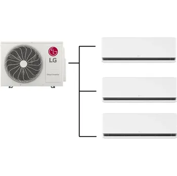 Vzduchotechnika Klimatizace LG AI Air Deluxe 1+3 ( 2,5kW + 2,5kW + 3,5kW ) Multisplit R32 včetně montáže