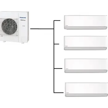 Vzduchotechnika Klimatizace Panasonic Etherea white 1+4 (2kW + 2kW + 2kW + 2kW) Multi-split R32 včetně montáže