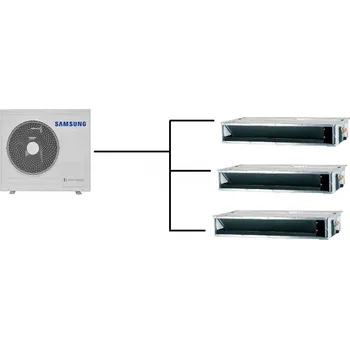 Klimatizace Kanálová Klimatizace Samsung 1+3 (2,6kW + 2,6kW + 2,6kW) Multi-split R32 včetně montáže