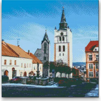 Diamantové malování Painting Queens Diamantové malování Vimperk, 80 × 80 cm, vypnuté plátno na rám, hranaté