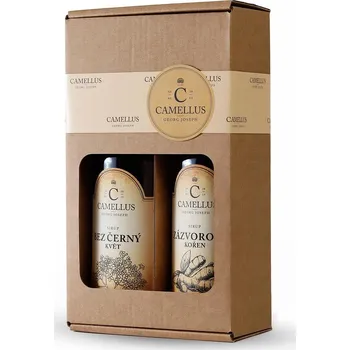 Sirup Camellus Balíček Premium Bez a Zázvor 2 × 0,25 l