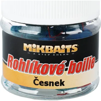 Boilies Mikbaits Rohlíkové boilie Česnek 2 × 50 ml
