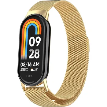Příslušenství k chytrým hodinkám Eternico Elegance Milanese pro Xiaomi Smart Band 8 / 9 / 10 gold
