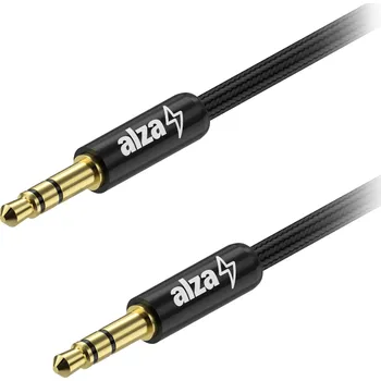 Kabel AlzaPower AluCore Audio 3.5mm Jack (M) to 3.5mm Jack (M) 2m černý