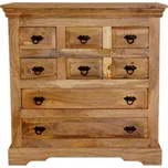 LAKŠMI Komoda Guru 90 × 90 × 45 z masivu mango