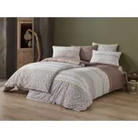 Brotex Povlečení bavlna 140x200, 70x90cm Roma hnědá (Zapínání: zipový uzávěr)