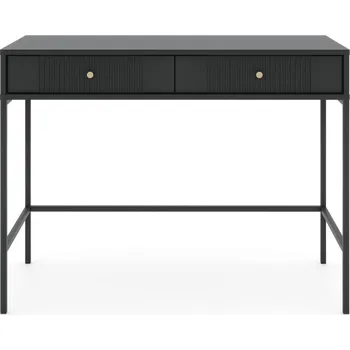 Konzolový stolek Iseo IS07, toaletní stolek, černá barva, černé nohy