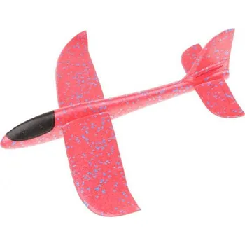 autíčko FOXGLIDER dětské házecí letadlo - házedlo červené 48cm