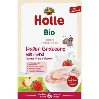 Dětská výživa HOLLE Bio kaše s ovsem a jahodami 250 g