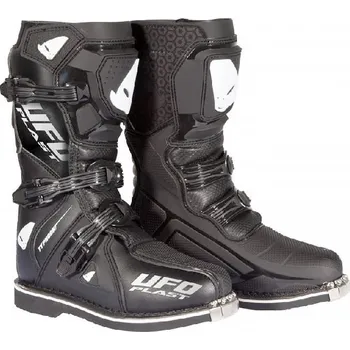 Moto obuv UFO BO011-K - TYPHOON černé dětské off-road boty 36