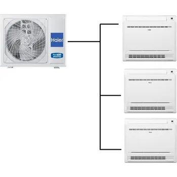Klimatizace Klimatizace Haier parapetní 1+3 (2,5kW + 2,5kW 2,5kW) Multi-split R32 včetně montáže