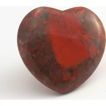 Jaspis brekciový srdce 40mm - A