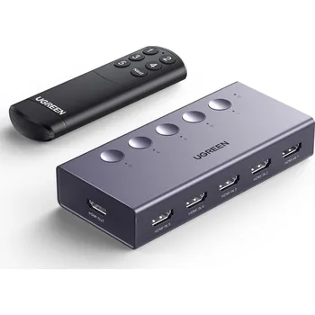 Anténní zesilovač UGREEN HDMI(4K@60Hz) Switch 5 In 1 Out