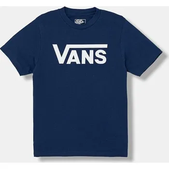 Dětská móda Dětské bavlněné tričko Vans VN000IVFFOB1 námořnická modř 59X, vel. 139.5-151