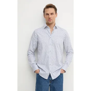 Dámská košile Bavlněná košile Michael Kors MK0DS01552 bílá 00A, vel. 40