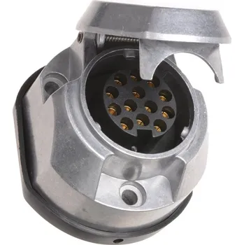 Přívěs k motorovému vozidlu ACI Zásuvka 13 pin 12V hliník s odpoj. mlhovky + těsnění