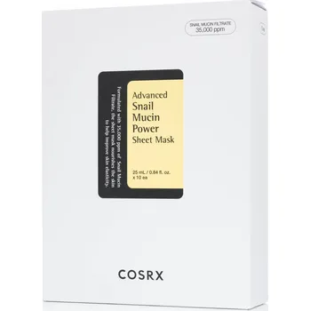 Pleťová kosmetika COSRX Advanced Snail Mucin Power Essence Sheet Mask 10 × 25 ml