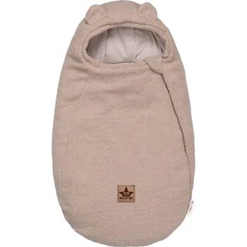 Fusak Baby Nellys Teploučký fusak Beránek exclusiv, 85 × 50 cm, béžový