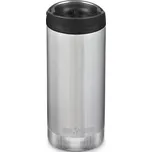 Klean Kanteen TKWide termoska w/Café Cap, brushed stainless, 355 ml