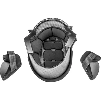 Helma na motorku CASSIDA lícnice a klobouk pro přilby Handy, černá, vel. XL