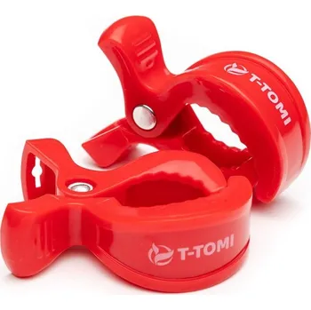 Přeprava dětí T-TOMI klip 2 ks, Red