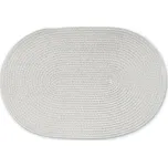 Continenta Prostírání oválné 45 × 31 cm světle šedé