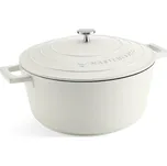 MasterClass indukční nepřilnavý hrnec, 28 cm, 5 l, krémový