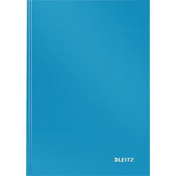 Zápisník LEITZ Solid A5, tvrdé desky, čtverečkovaný, modrý
