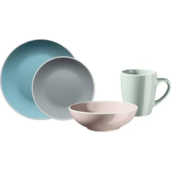 Talíř Mäser SHINY ELISSA II ASSORT Jídelní sada 16 ks