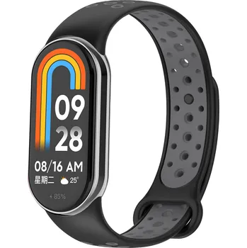 Příslušenství k chytrým hodinkám Eternico Sporty pro Xiaomi Smart Band 8 / 9 / 10 solid black and gray