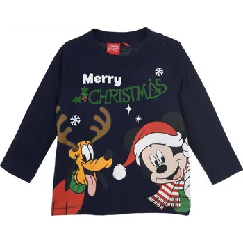 Pánské tričko Minnie Vánoce - tričko tmavě modré, vel. 68