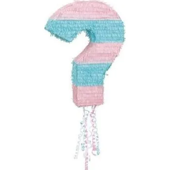 Unique Piňata Gender reveal Girl or Boy - Holka nebo kluk - 52 × 38 × 10 cm - tahací
