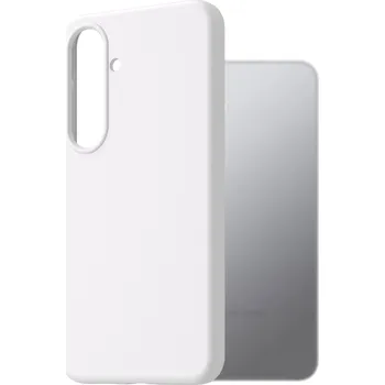 Pouzdro na mobilní telefon AlzaGuard Premium Silicone Case pro Samsung Galaxy S25 5G bílý