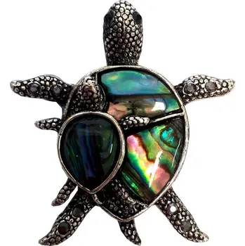 Šperk Coolkousky Špendlík s perletí želva se želvičkou