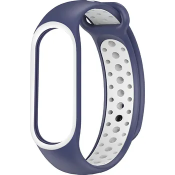Příslušenství k chytrým hodinkám Eternico Sporty pro Xiaomi Mi band 5 / 6 / 7 aqua blue and white
