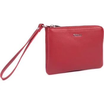 Kabelka Kožená kabelka etue Segali A2 červená