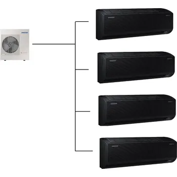 Klimatizace Klimatizace Samsung Wind Free Avant Black S2 1+4 ( 2kW + 2kW + 2,5kW + 2,5kW ) Multi-split R32 včetně montáže