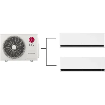 Vzduchotechnika Klimatizace LG AI Air Deluxe 1+2 ( 2,5kW + 3,5kW ) Multisplit R32 včetně montáže