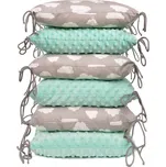 T-TOMI Polštářkový mantinel, grey/white clouds