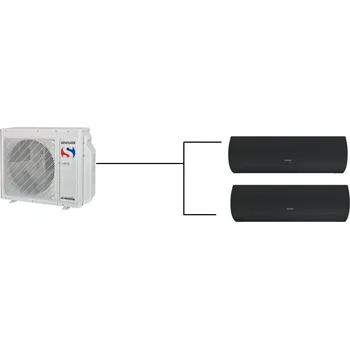 Domácí spotřebič Klimatizace Sinclair Terrel black 1+2 (2,7kW + 3,5kW) Multi-split R32 včetně montáže