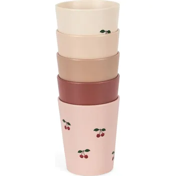 Dětský hrnek Konges Sløjd 5 PACK CUP 5-pack KS104617.PPY2 růžová 39X, vel. ONE SIZE