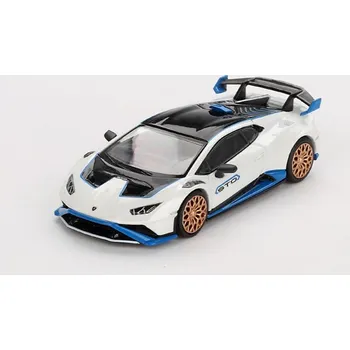 autíčko Lamborghini Huracan STO Bianco Asopo 2023 LHD 1:64 - MiniGT Lamborghini Huracan - kovový model