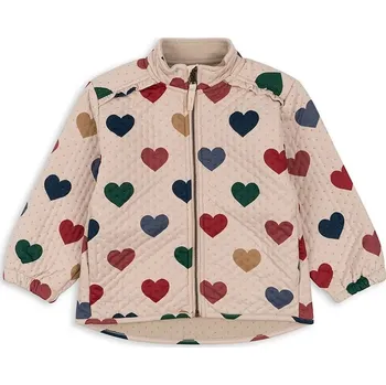 Chlapecká bunda Dětská bunda Konges Sløjd THERMO JACKET FRILL KS100312.9BYA béžová 08X, vel. 104