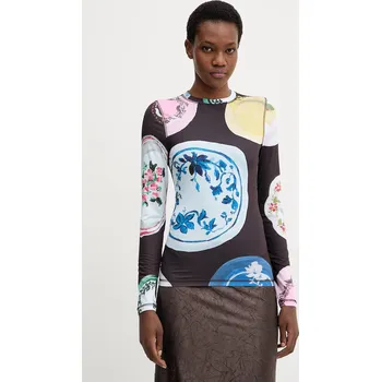 Pánské oblečení Tričko s dlouhým rukávem Stine Goya SG.SS26.T007.2244 hnědá 88A, vel. XS/S