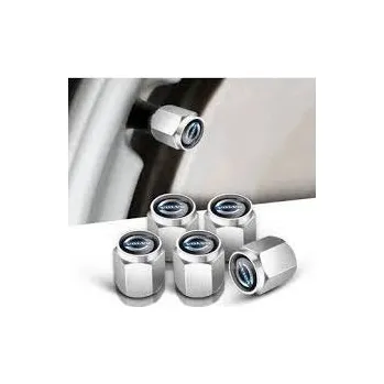 Tuning MJakes krytky ventilků hranaté stříbrné pro vozy VOLVO