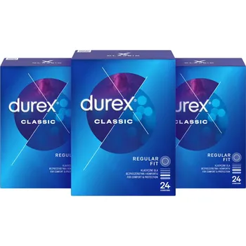 Kondom DUREX Classic 3× 24 ks