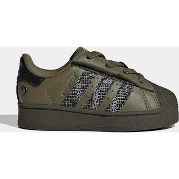 Dětská móda Dětské tenisky adidas Originals SUPERSTAR LED LIGHTS IH6391 zelená 91X, EUR 25.5