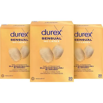Kondom DUREX Sensual No Latex 3× 20 ks