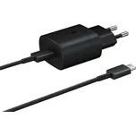 Samsung cestovní nabíječka 25W + USB-C/USB-C datový kabel Black (Bulk)